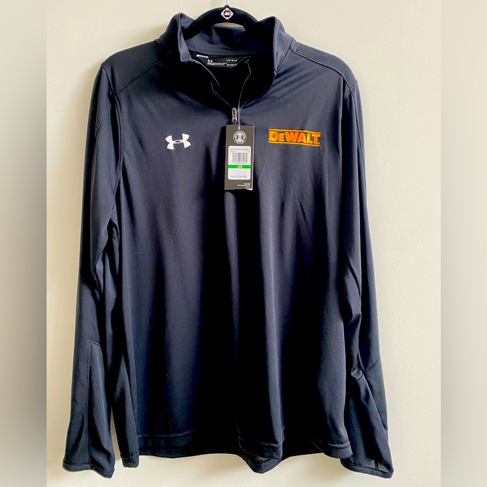 NWT Under Armour Heat Gear 1/4 Zip - DEWALT